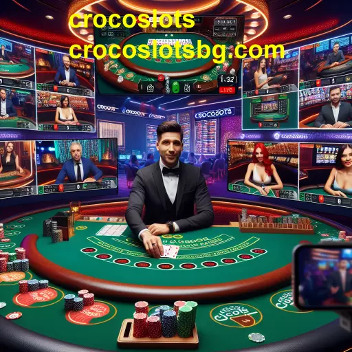 Descubra a Emoção dos Jogos ao Vivo no Crocoslots